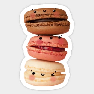 Yummy macarons Sticker